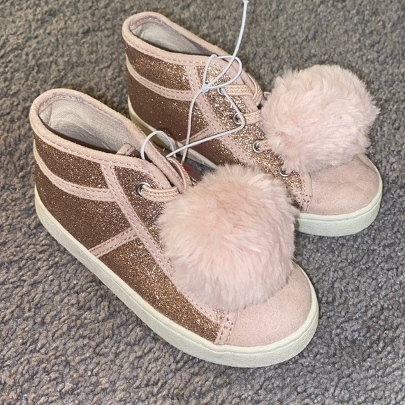 The Children's Place Other - Rose gold hi tops sneakers!
